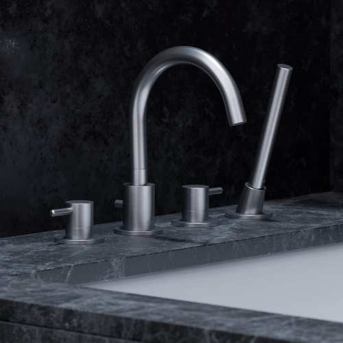 Omnires Y bateria wannowa 4-otworowa Nikiel  Y1232NI