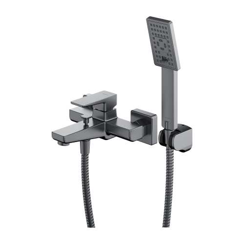 Omnires Parma bateria wannowa  z zestawem prysznicowym nikiel PM7431IN