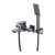 Omnires Parma bateria wannowa  z zestawem prysznicowym nikiel PM7431IN