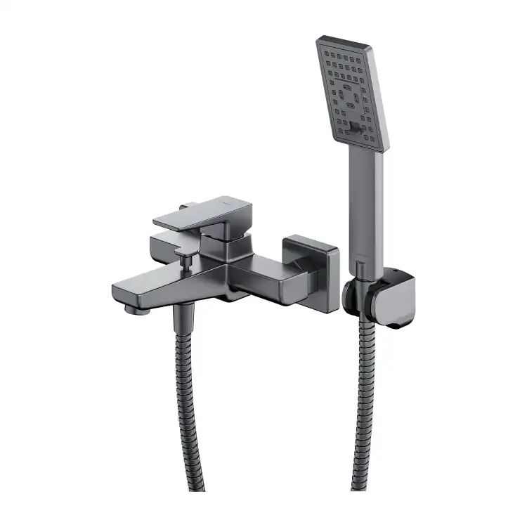 Omnires Parma bateria wannowa  z zestawem prysznicowym nikiel PM7431IN
