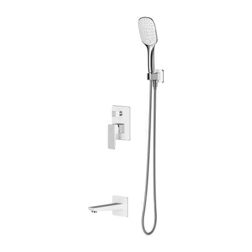 Omnires Parma system wannowy podtynkowy chrom/biały SYSPMW01CRB