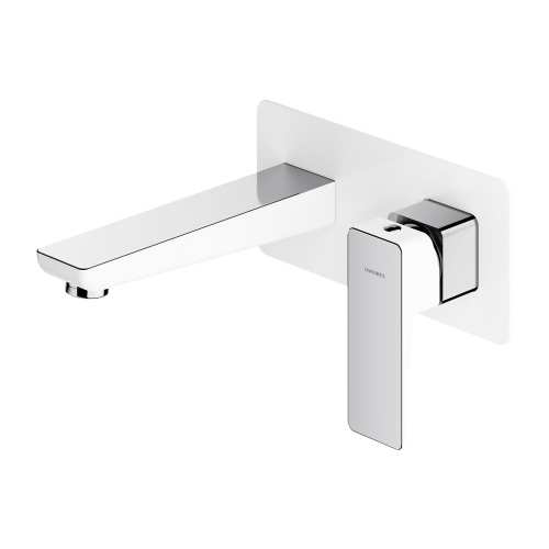 Omnires Parma bateria umywalkowa podtynkowa Chrom/Biały  PM7415CRB