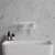 Omnires Parma bateria umywalkowa podtynkowa Chrom/Biały  PM7415CRB
