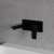 Omnires Parma bateria umywalkowa podtynkowa Czarny Mat PM7415BL