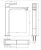 Omnires Parma bateria umywalkowa wysoka Czarny Mat  PM7412BL