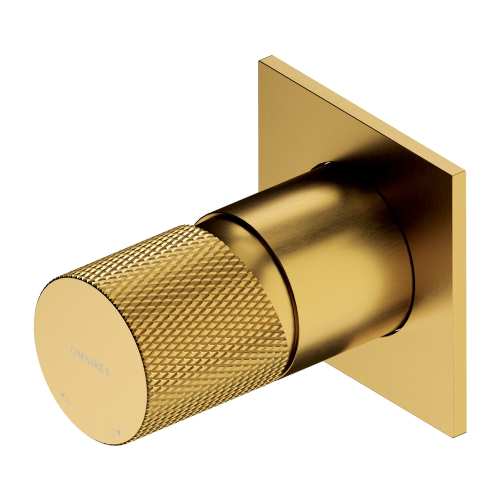 Omnires CONTOUR  bateria prysznicowa podtynkowa złoto szczotkowane