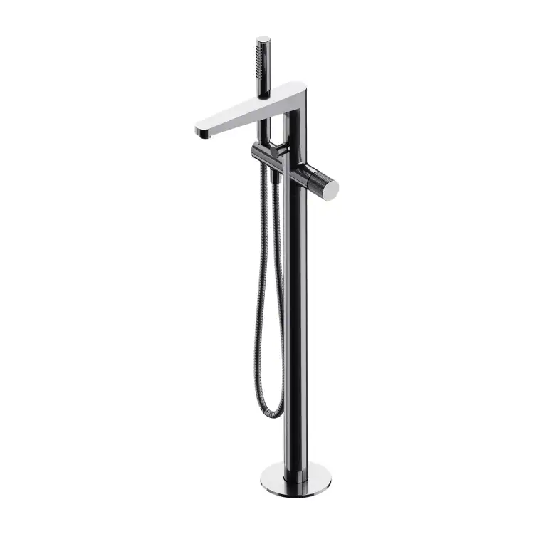 Omnires CONTOUR  bateria wannowa wolnostojąca chrom CT8033CR
