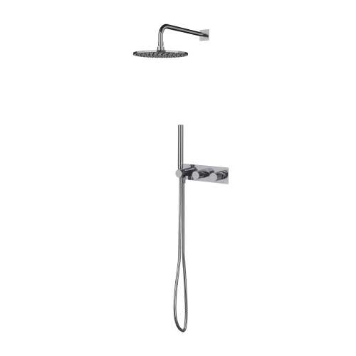 Omnires CONTOUR  system prysznicowy podtynkowy z rączką chrom