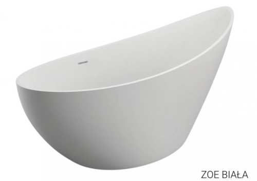 Polimat ZOE wanna wolnostojąca  akrylowa 180 x 80 biała