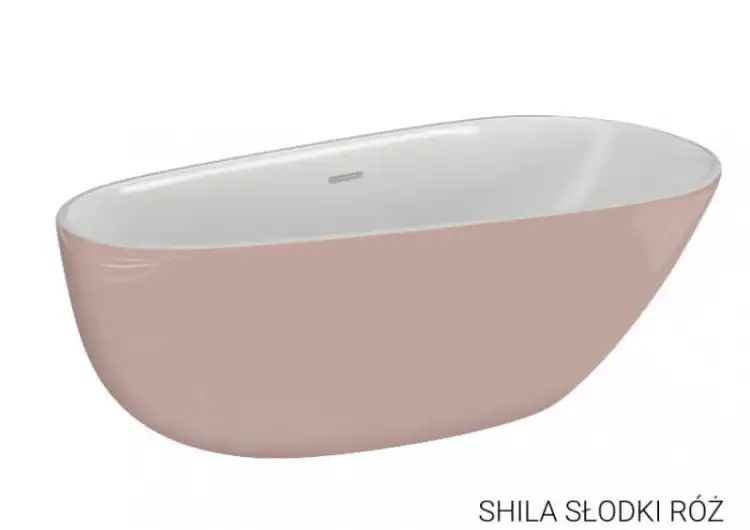 Polimat SHILA wanna wolnostojąca  akrylowa 170 x 85 róż