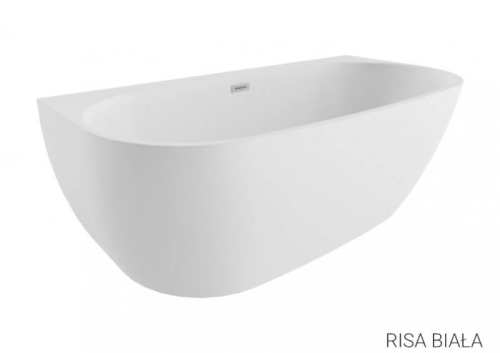 Polimat RISA wanna wolnostojąca przyścienna akrylowa 160 x 80 biała