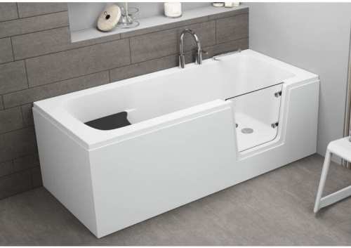 POLIMAT Avo wanna z drzwiami 160/75 biała