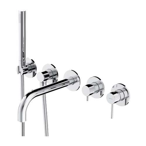 Omnires Y bateria wannowa 5-otworowa podtynkowa Chrom