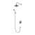 Omnires Armance system prysznicowy podtynkowy Chrom SYSAM10CR