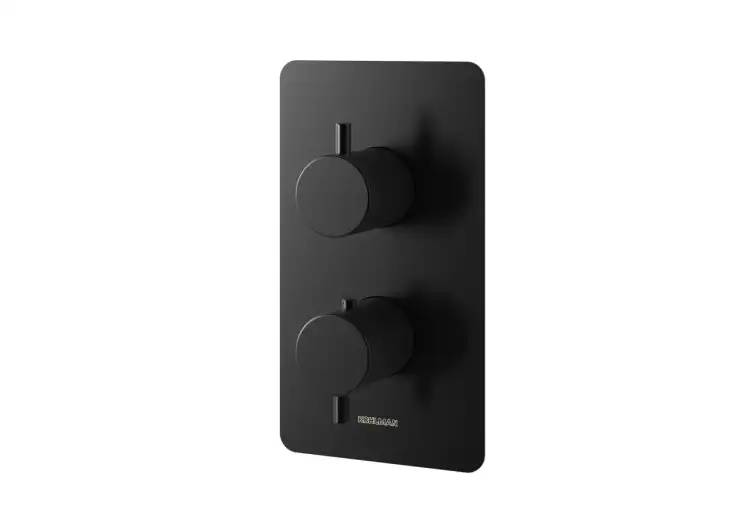 Kohlman AXEL bateria wannowo/natryskowa BLACK QW432AB