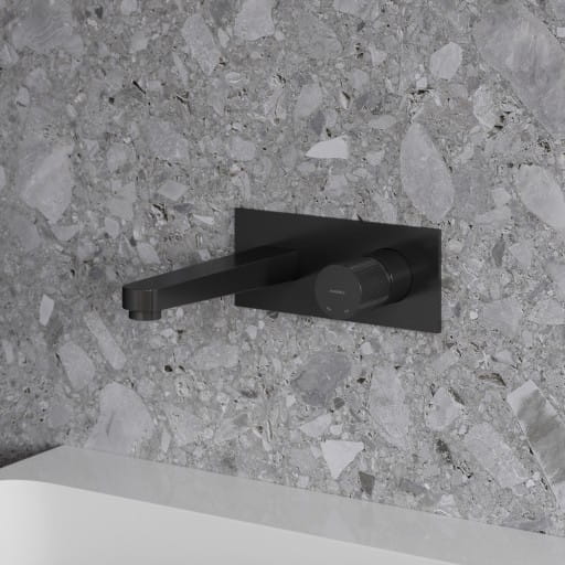 Omnires CONTOUR bateria umywalkowa antracyt CT8015AT