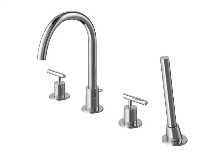 Kohlman ROXIN bateria wannowa 4- otworowa Chrom