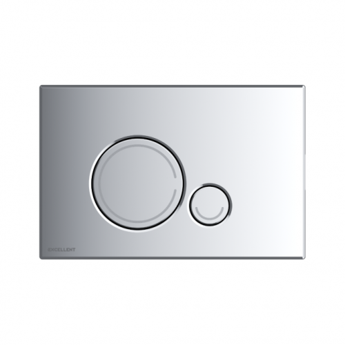 EXCELLENT RINGO przycisk Chrom