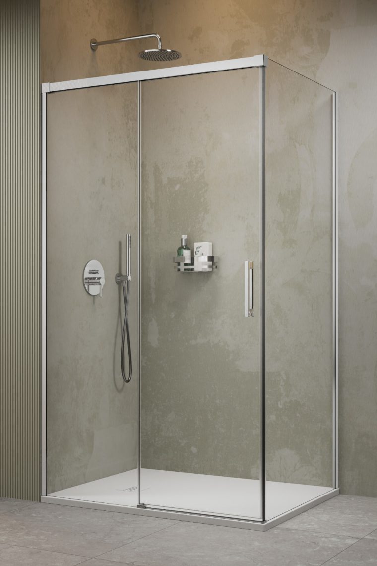 Radaway IDEA 8 KDJ chrom - kabina prysznicowa Lewa